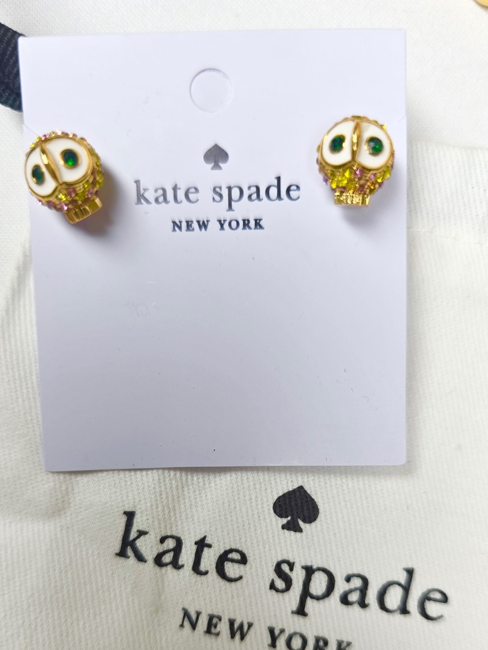 Kate Spade Owl Stud Earrings
